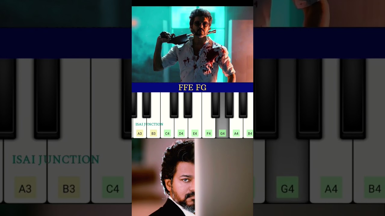 Beast BGM Piano Notes | Beast | Thalapathy Vijay | Anirudh 