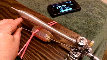 Cox TD .051 / HQ carbon blend 4x4.5 / Profi 1/2A Tuned Pipe / Rpm reading