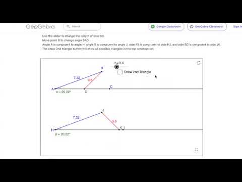 Why AAA & SSA are not valid rules to prove congruence