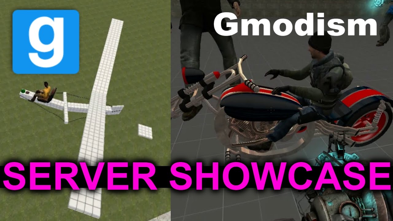 Garry's Mod | Server Showcase With Ben -ACF Bikes, ACF Plane ++