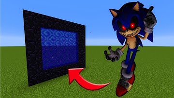How To Make A Portal To Sonic.EXE Dimension In Minecraft!