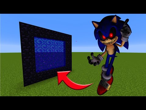 How To Make A Portal To Sonic.EXE Dimension In Minecraft!