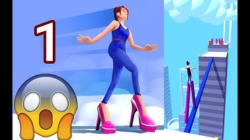 High Heels 3D game Part 1 - All Levels Gameplay walkthrough (Android, iOS)