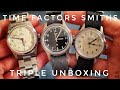 Triple Smiths Time Factors Unboxing - 36mm - PRS25 Expedition - PRS29-A &amp; Air Ministry