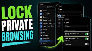 كيفية قفل التصفح الخاص في Safari باستخدام Face ID screenshot 4