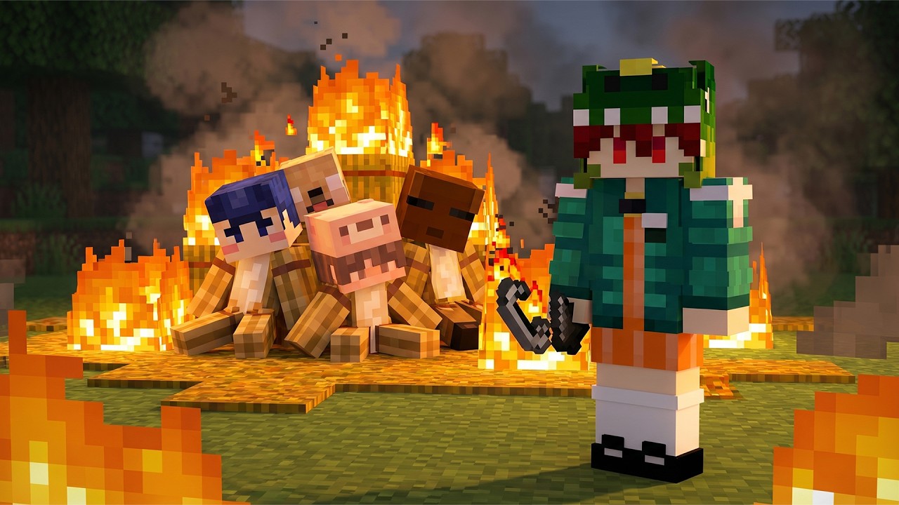 โดนเล่นของด้วยหุ่นฟาง | MineCraft