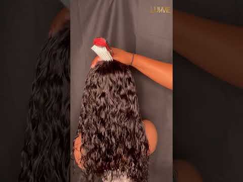 Undetectable Invisible Lace Water Wave 13x4 Frontal Lace Wig | Real HD Lace - Undetectable Invisible Lace Water Wave 13x4 Frontal Lace Wig | Real HD Lace