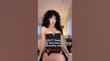 “UGLY” features you may have that are actually beautiful♥️💫 #shorts #glowup