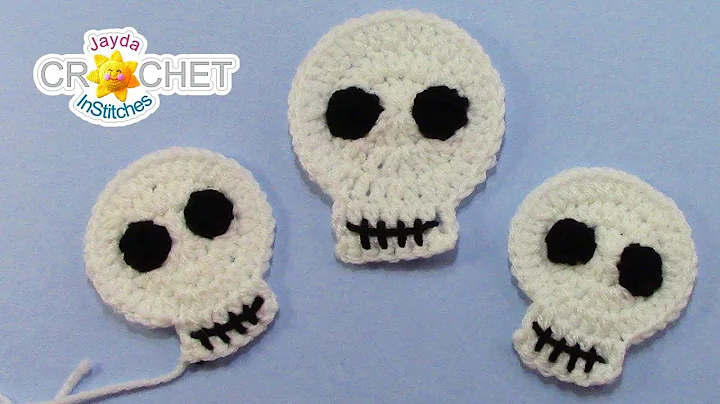 Cute and Easy Crochet Skull Patch: DIY Tutorial