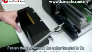 BarcodeOnline - TSC TTP-2410M 346M 644M Care Label Cutter Module Installation & Usage