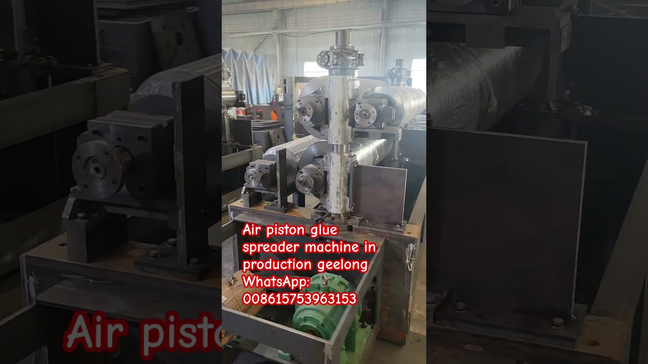 Air piston glue spreader machine in production geelong 