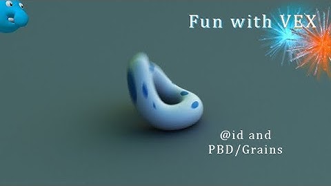 SideFX Houdini - Fun with VEX -@id & PBD/Grains