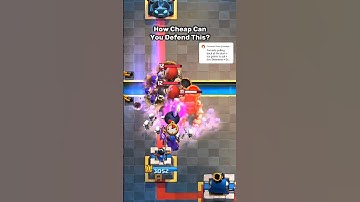 Can Tornado+IGolem + EvoSkarmy+skellys +Clone Defend This!💀😈 #clashroyale #rizkigameon #guess #bome