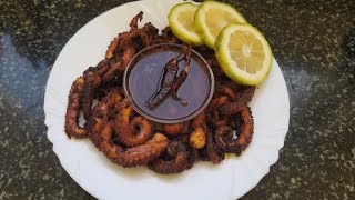 Pweza wa Kukaanga /Dry fried Octopus
