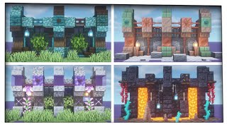 Minecraft - 5 Custom Fantasy Wall Designs To Help Give You Inspiration!