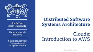 Famous Clouds: Introduction to AWS (Distributed Software Systems Architecture. 06.05.2020) Wealth