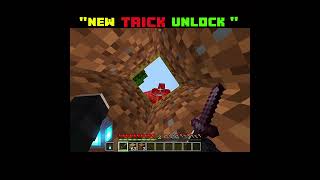 "New trick unlock" 😁#minecraft