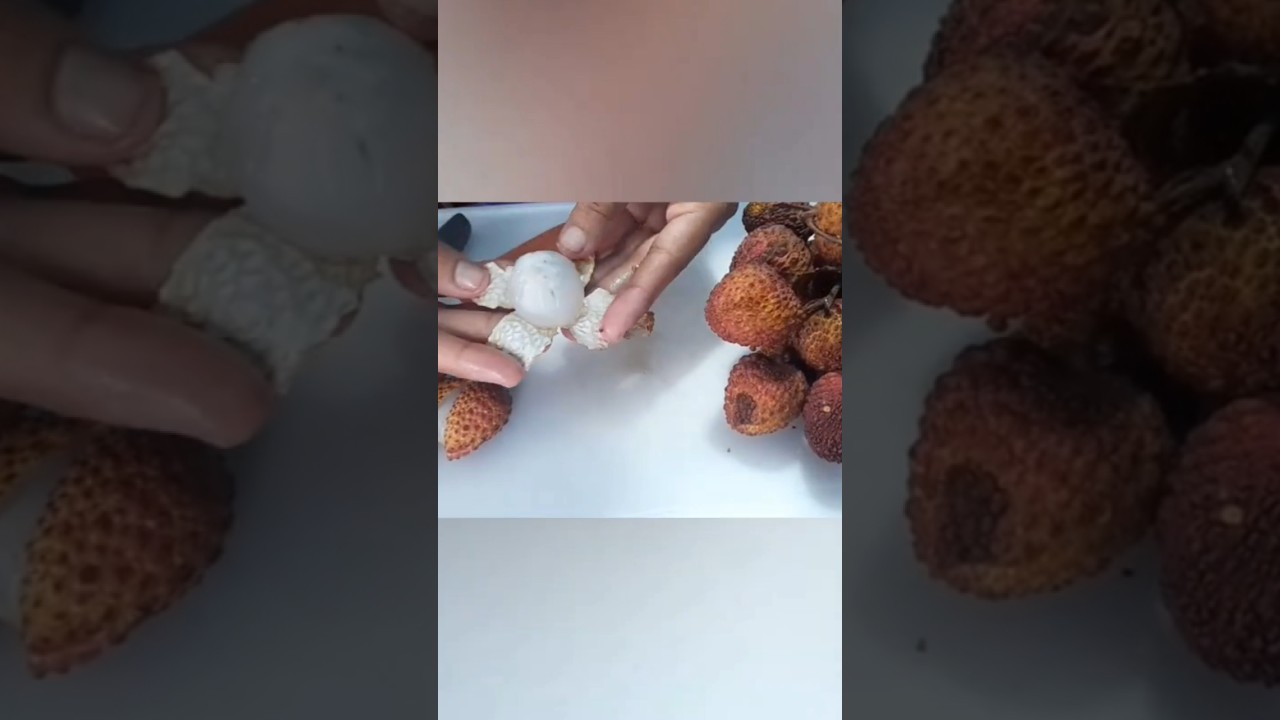 Lychee cutting smooth & clean!