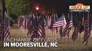 11th annual exchange of flags in Mooresville