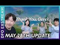 May 28th Update &amp; Events