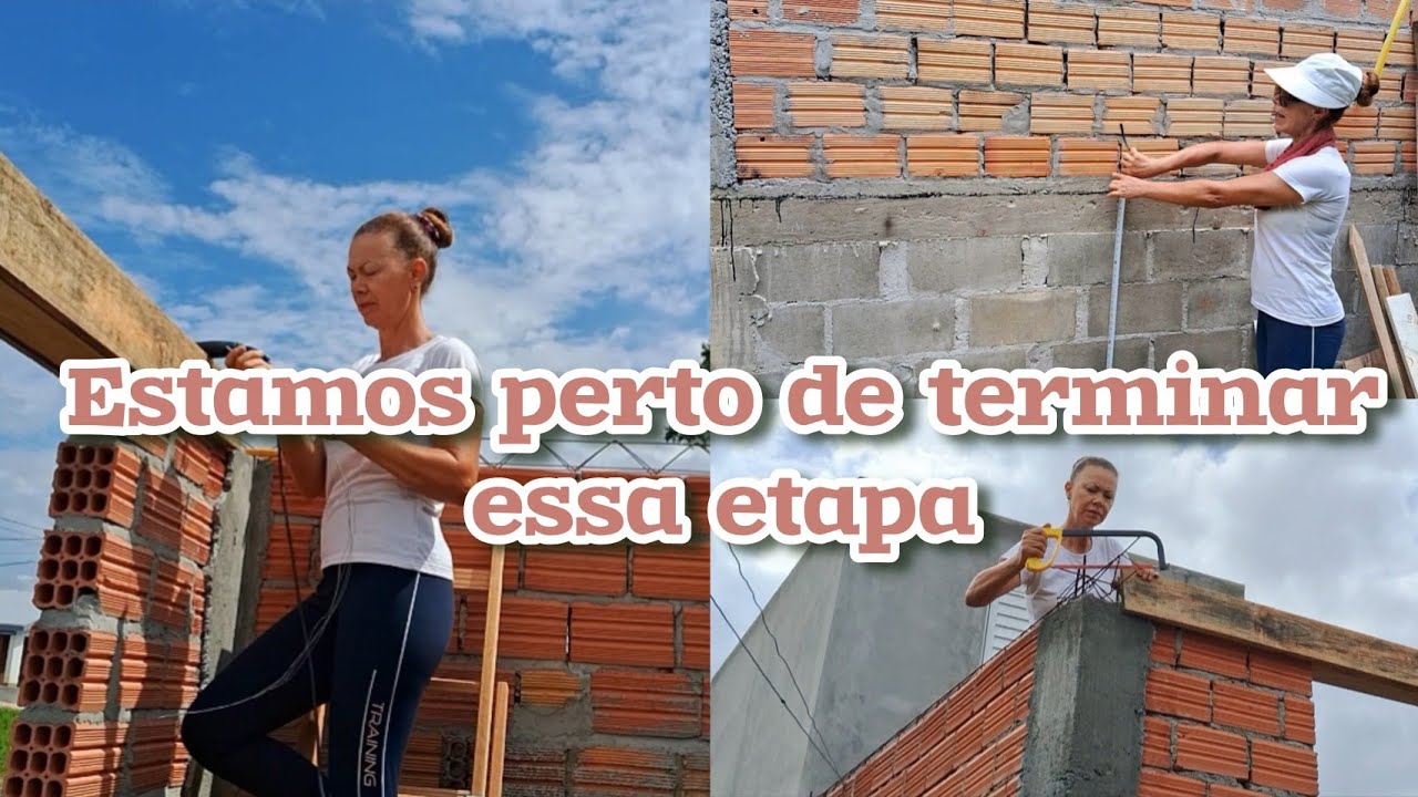 Iniciando a cinta da casa!!!! Precisei da ajuda da filha!!! 