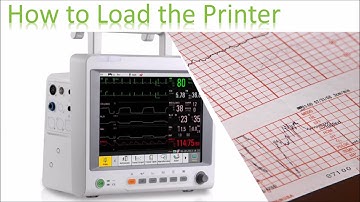 How to Install Edan Patient Monitor Printer