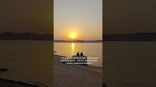 Choosing Peace 🌅 #LifeLessons #varanasi #shorts
