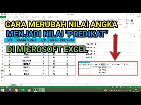 Cara merubah nilai