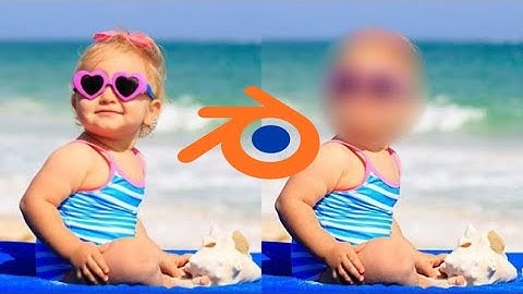 how to blur faces in blender beginner tutorial