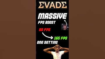 Roblox Evade FPS Boost in 10 Seconds! (1 Simple Setting)