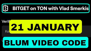 BITGET On TON With Vlad Smerkis Blum YouTube Video Code | Blum Verify Code Today | Blum Video Code