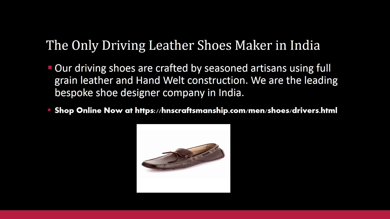 The Only Bespoke Leather Driver Shoes Maker in India   HnS Craftsmanship