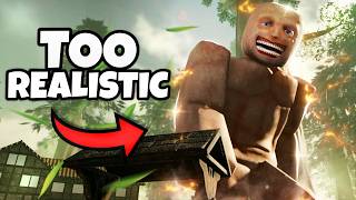 I Played The MOST REALISTIC Roblox Attack On Titan Game EVER!... screenshot 5