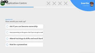 Ronalds Job Interview Application/ Quiz Answers 2025 [ROBLOX] screenshot 5