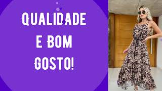 Ryvena - Tendência Fashion Vestido Mullet Oncinha