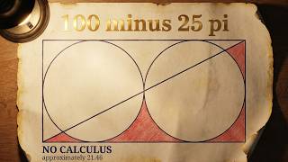 Why This Geometry Puzzle Doesn't Need Calculus - Red Spots Area