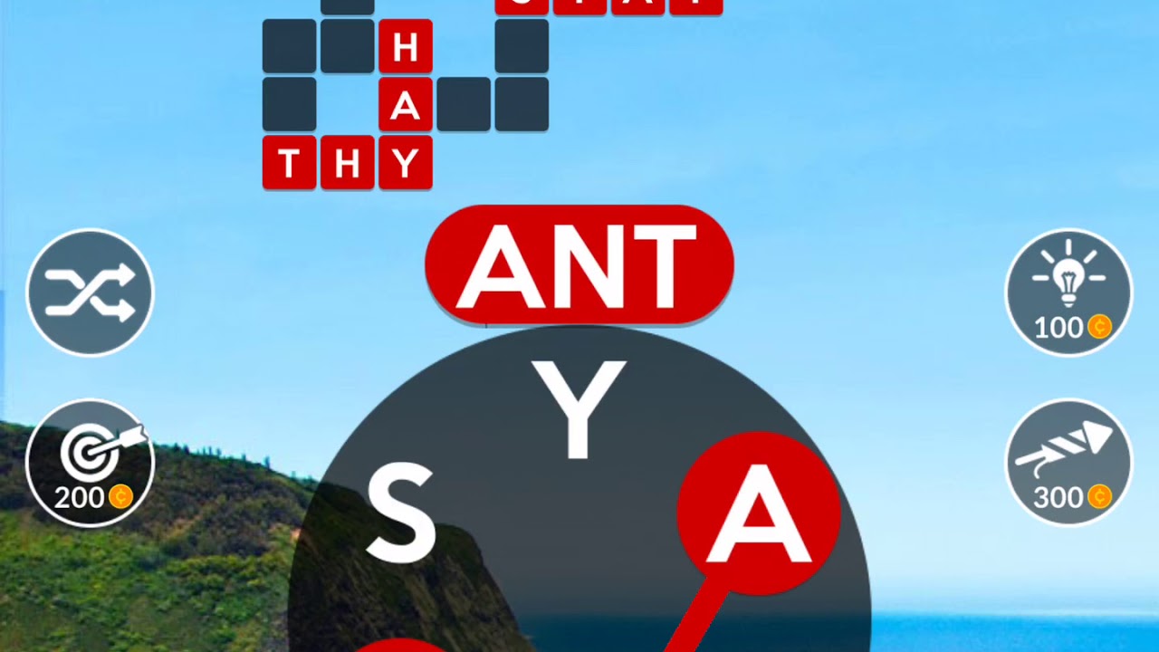 Wordscapes Level 1077 Answers - YouTube