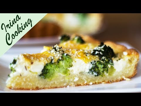 Видео рецепт Киш с брокколи и сыром фета