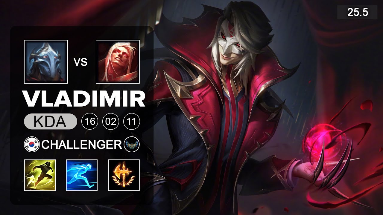 Vladimir vs Viktor Top - KR Challenger - Patch 25.5 Season 15