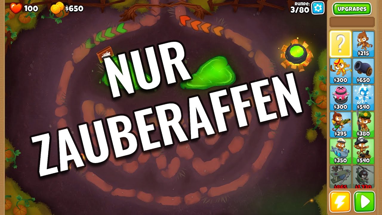 Eins, Zwei, Baum: nur Zauberaffen - ohne Affenwissen (One Two Tree) [#BloonsTD6]