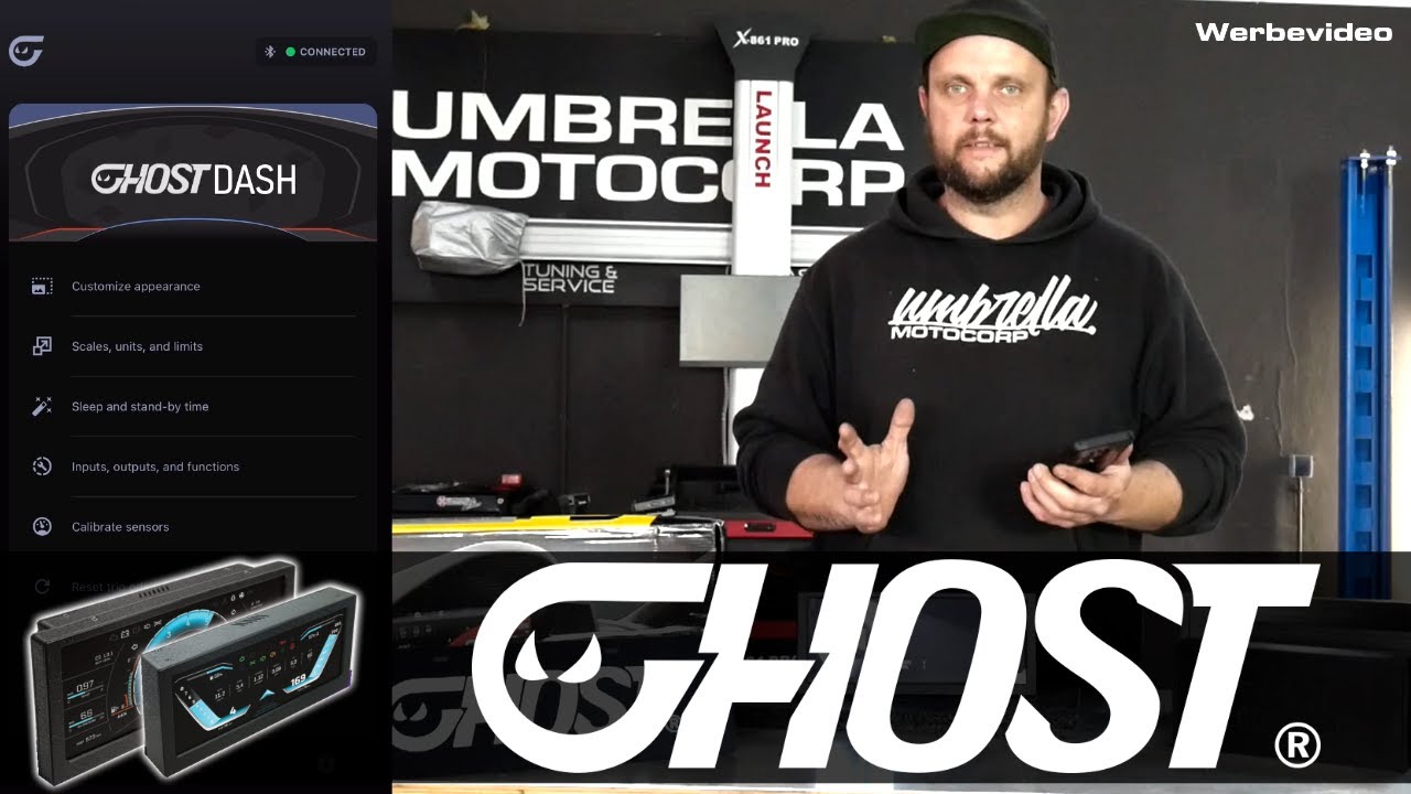 GHOSTDASH Universaltacho - Infos & Antworten zu EINBAU und ANSCHLUSS!