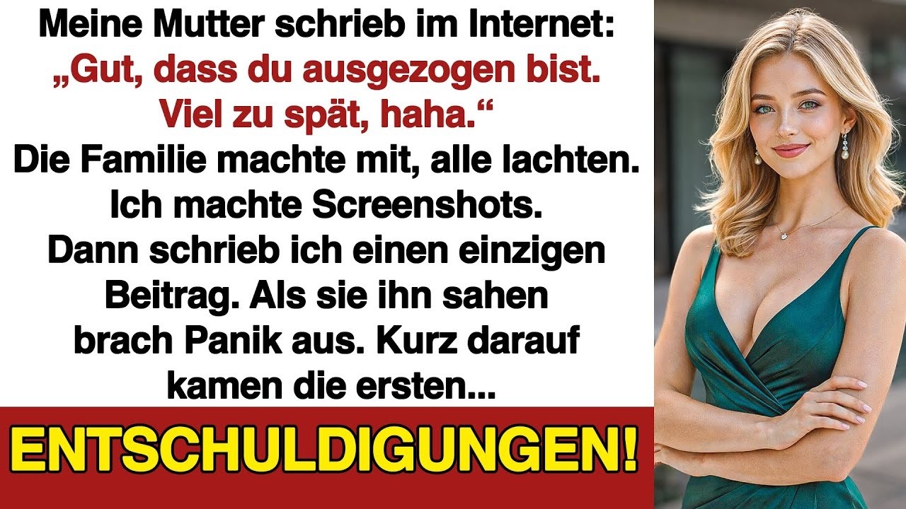 Meine Mutter gratulierte mir im Internet zum Auszug  „Du hättest früher gehen sollen, haha!“