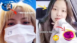 UNEXPECTED REACTION OF JENNIE AND LISA ON JENLISA   🕵️