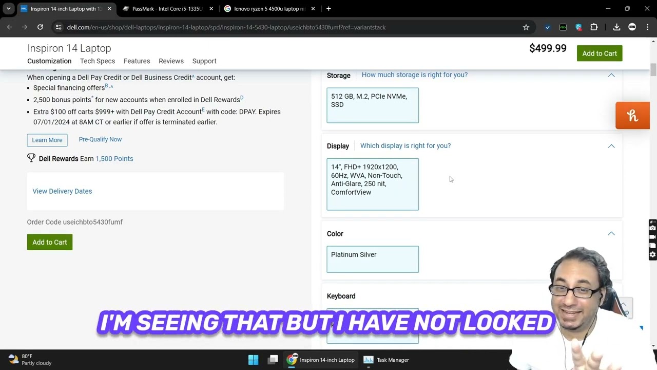 DELL Inspiron 14 - i5-1335U - Specs Review - YouTube