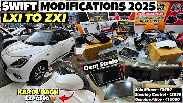 Swift 2025 Base To Top ✅ Swift Lxi To Zxi 2025 ✅ Swift Modified 2025 🔥Swift Rear Ac✅Swift Interior ✅
