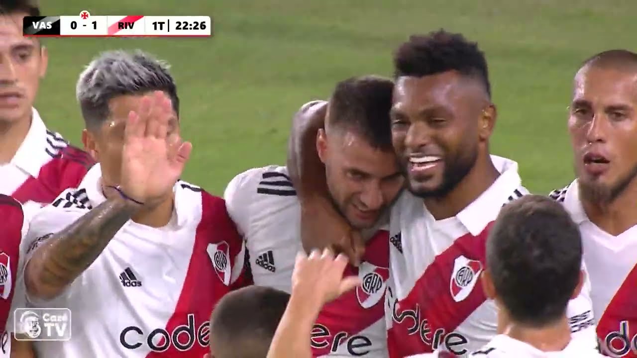 GOOOL DO RIVER! MAMMANA ABRE O PLACAR NO JOGO CONTRA O VASCO! | RIVER PLATE X VASCO