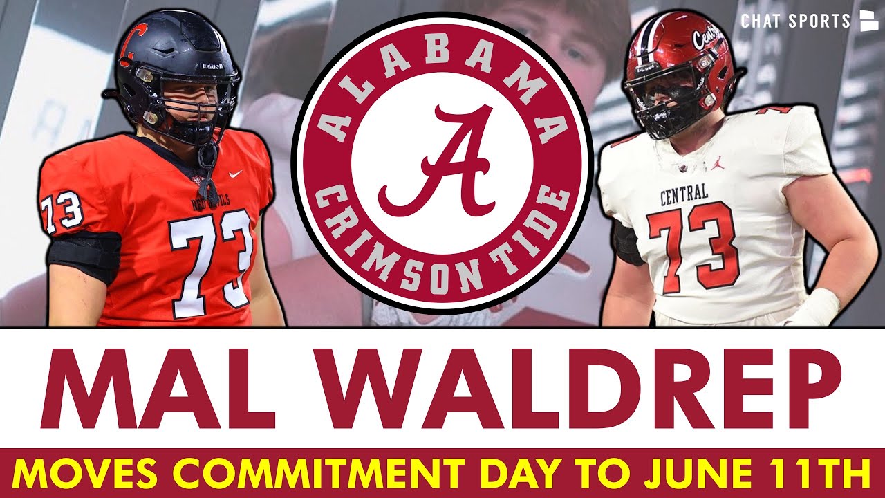 Alabama Football Recruiting Mal Waldrep To Commit June 11th + Bama