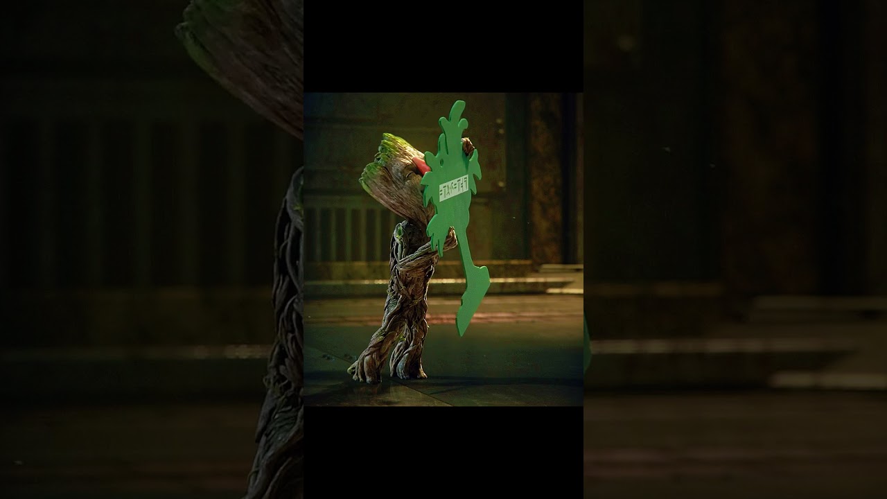 Game over? Not for Groot.Never stand between a Groot and his game.#iamgroot