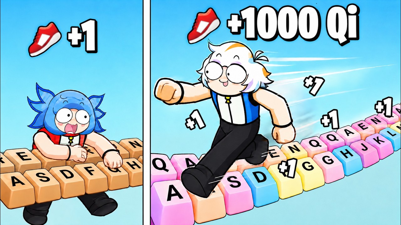 LLEGUE AL NIVEL MAXIMO EN +1 ESCAPE DEL TECLADO DE VELOCIDAD COMPLETO (ROBLOX)
