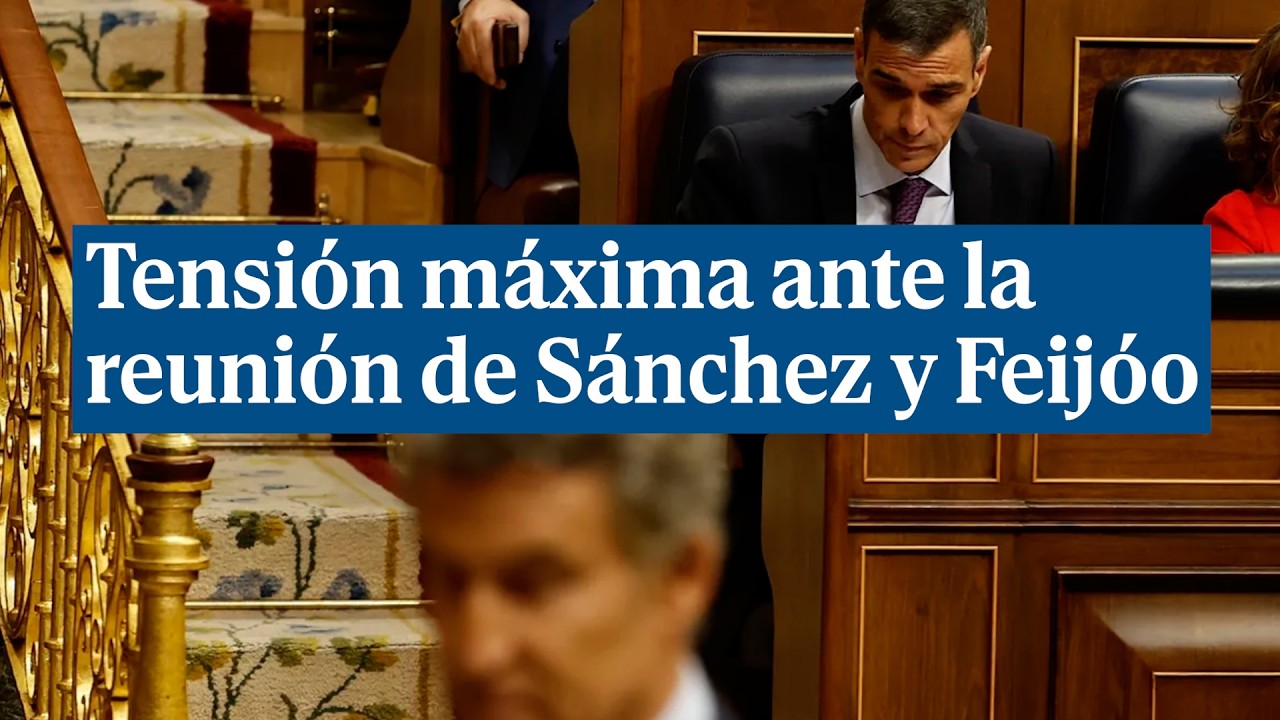 Feijóo acude a la reunión con Sánchez "por respeto a las instituciones": "No voy a blanquearle"